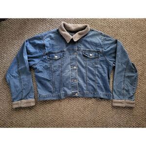 Wild Z jean jackets with faux fur accents